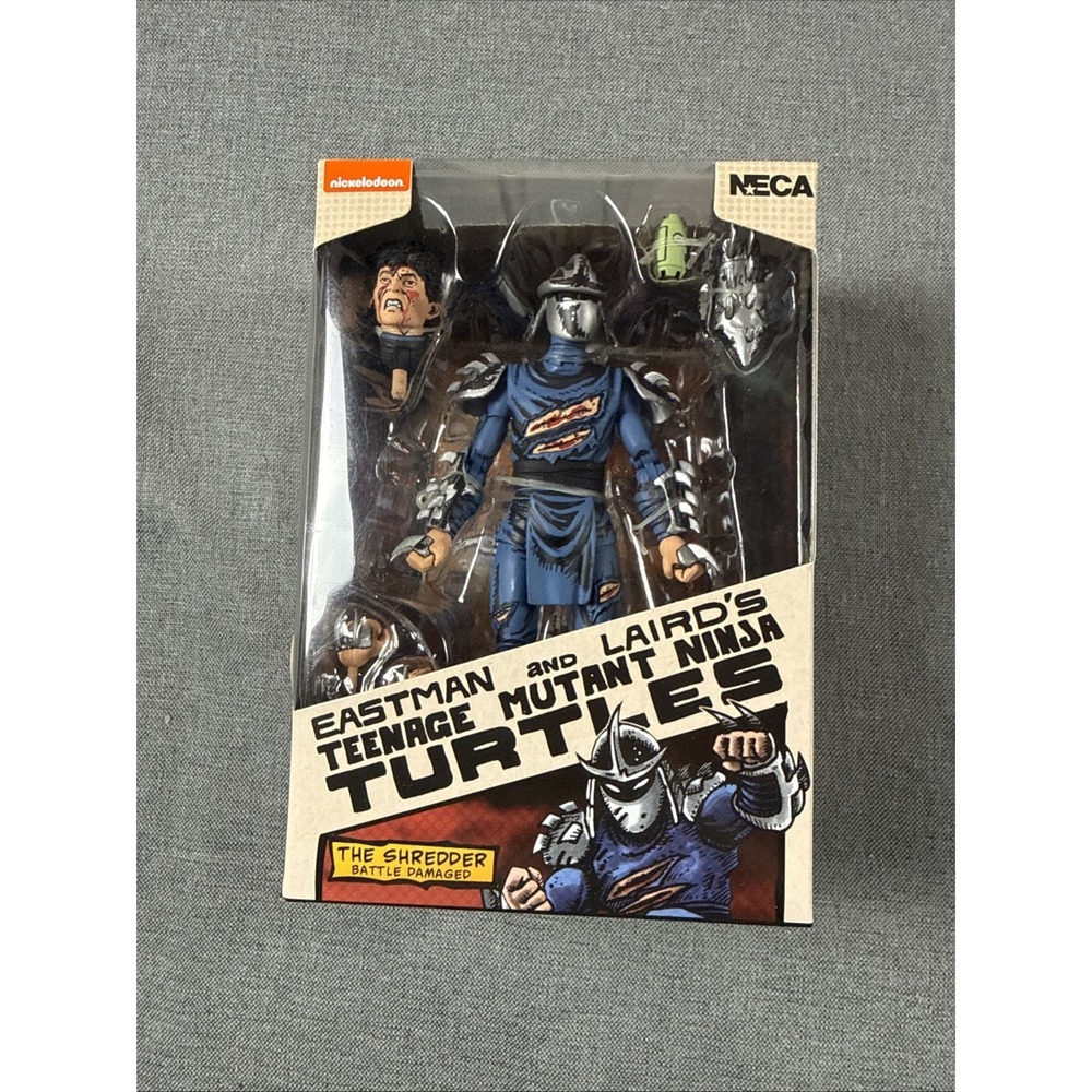 TMNT Teenage Mutant Ninja Turtles THE SHREDDER BATTLE DAMAGED NECA Mirage Comics